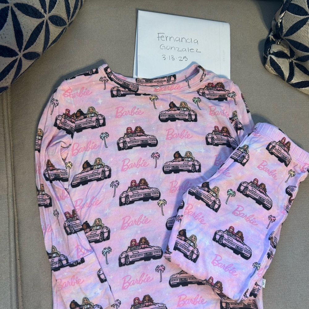 Barbie Kids Pajamas - Pink